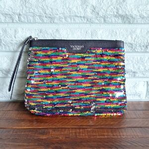Victoria Secret Sequin Zip Bag
